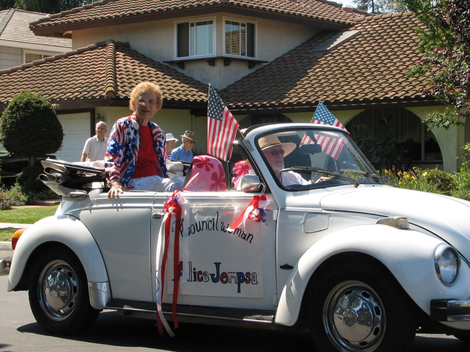 People in a car