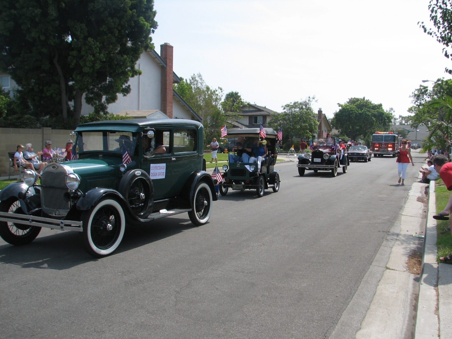 Car in parade